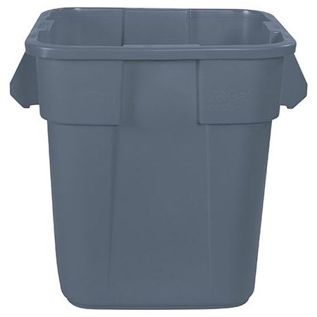 Rubbermaid Rubbermaid Brute Square Trash Can - 28 Gallon, Gray BUY00540804